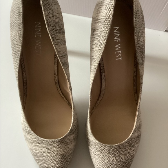 NEW Nine West “Ohemgee white smoke” size 8 - Picture 7 of 8